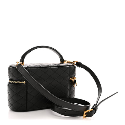 Saint Laurent Lambskin Quilted Mini Gaby Vanity Case Black 3 of 12