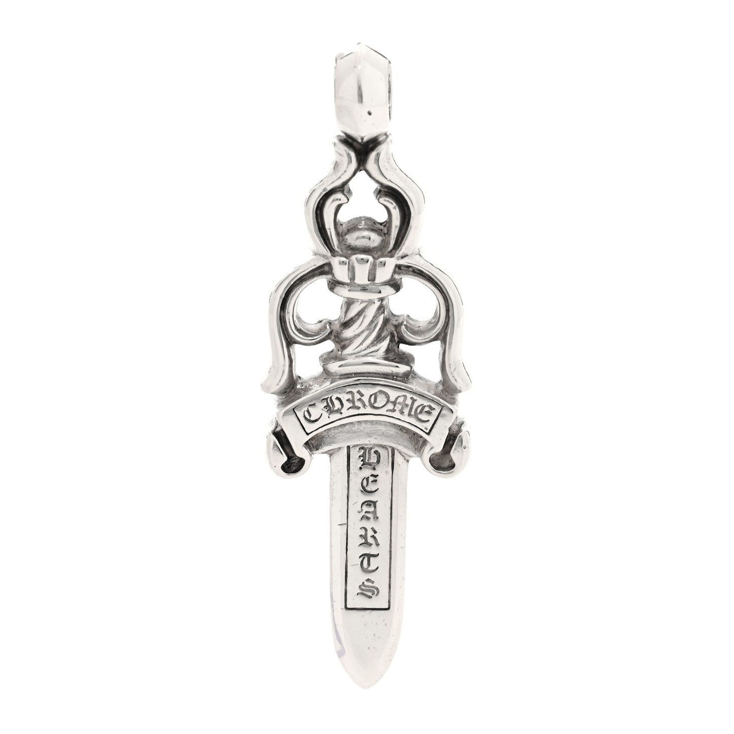 Sterling Silver Large Dagger Pendant