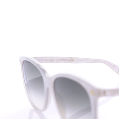 Gucci Acetate Round GG Sunglasses GG0024S Pearl 6 of 7