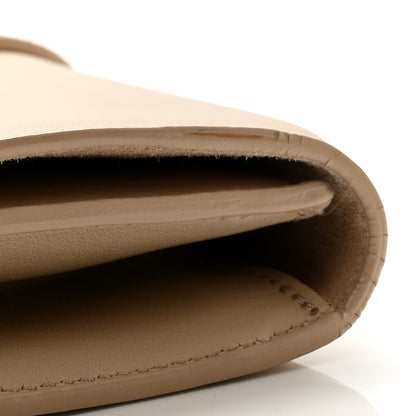 Saint Laurent Calfskin Classic Y Ligne Clutch Light Beige 13 of 14