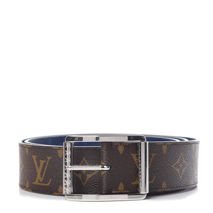 Louis Vuitton Monogram 40mm Reverso Belt 100 40 Pacific Blue 1 of 7