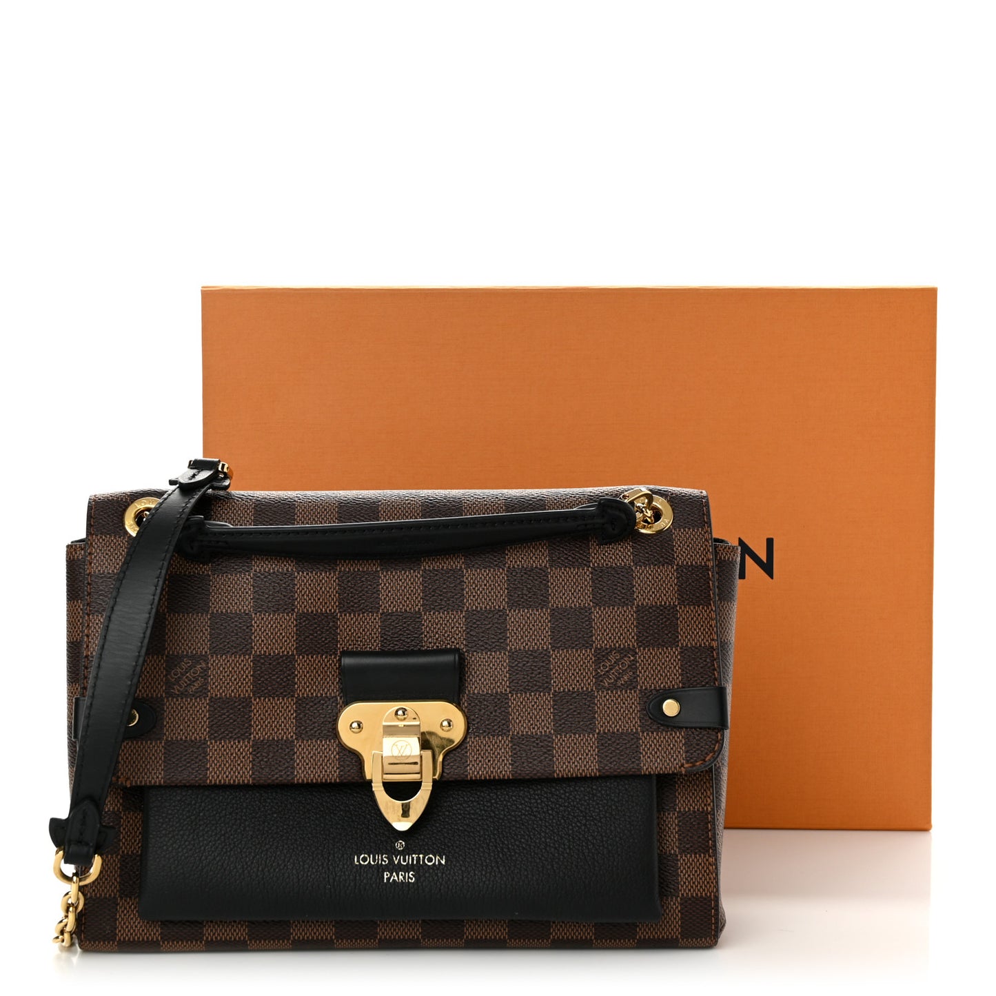 Damier Ebene Vavin PM Black