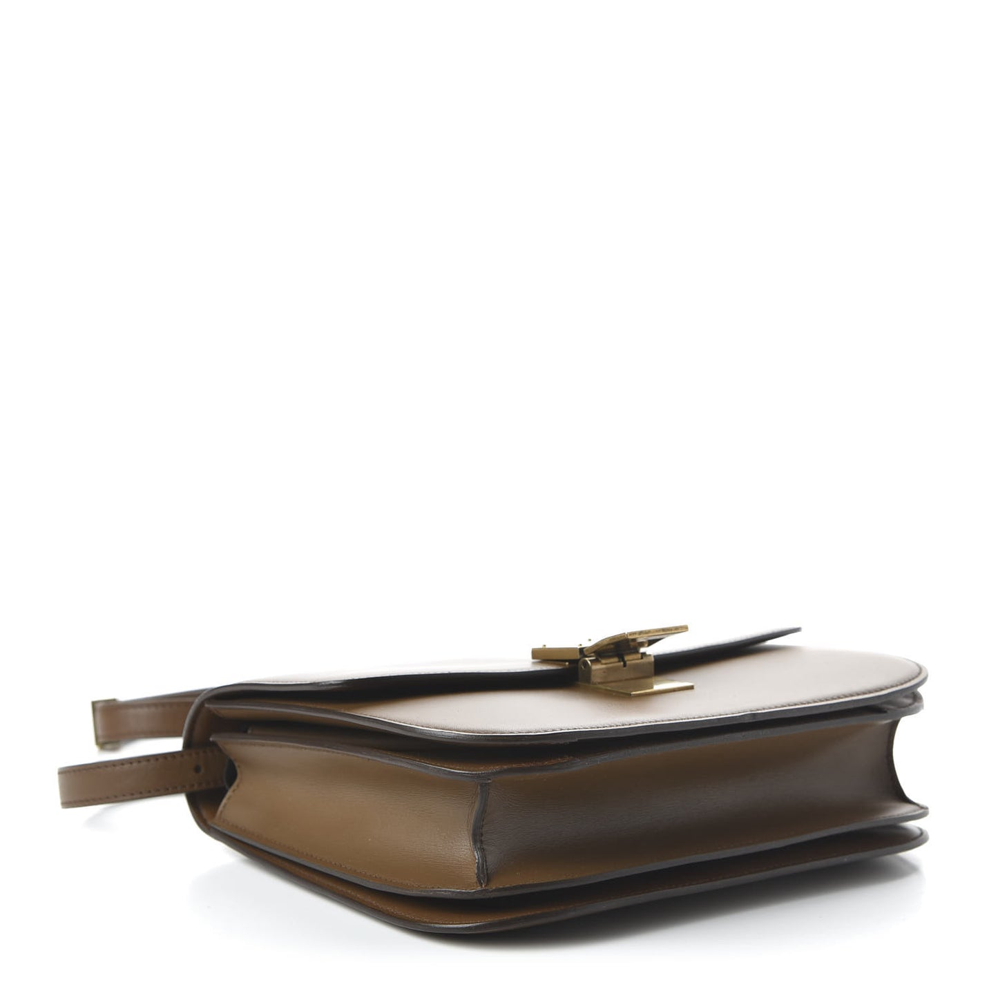 Box Calfskin Medium Classic Box Flap Bag Camel