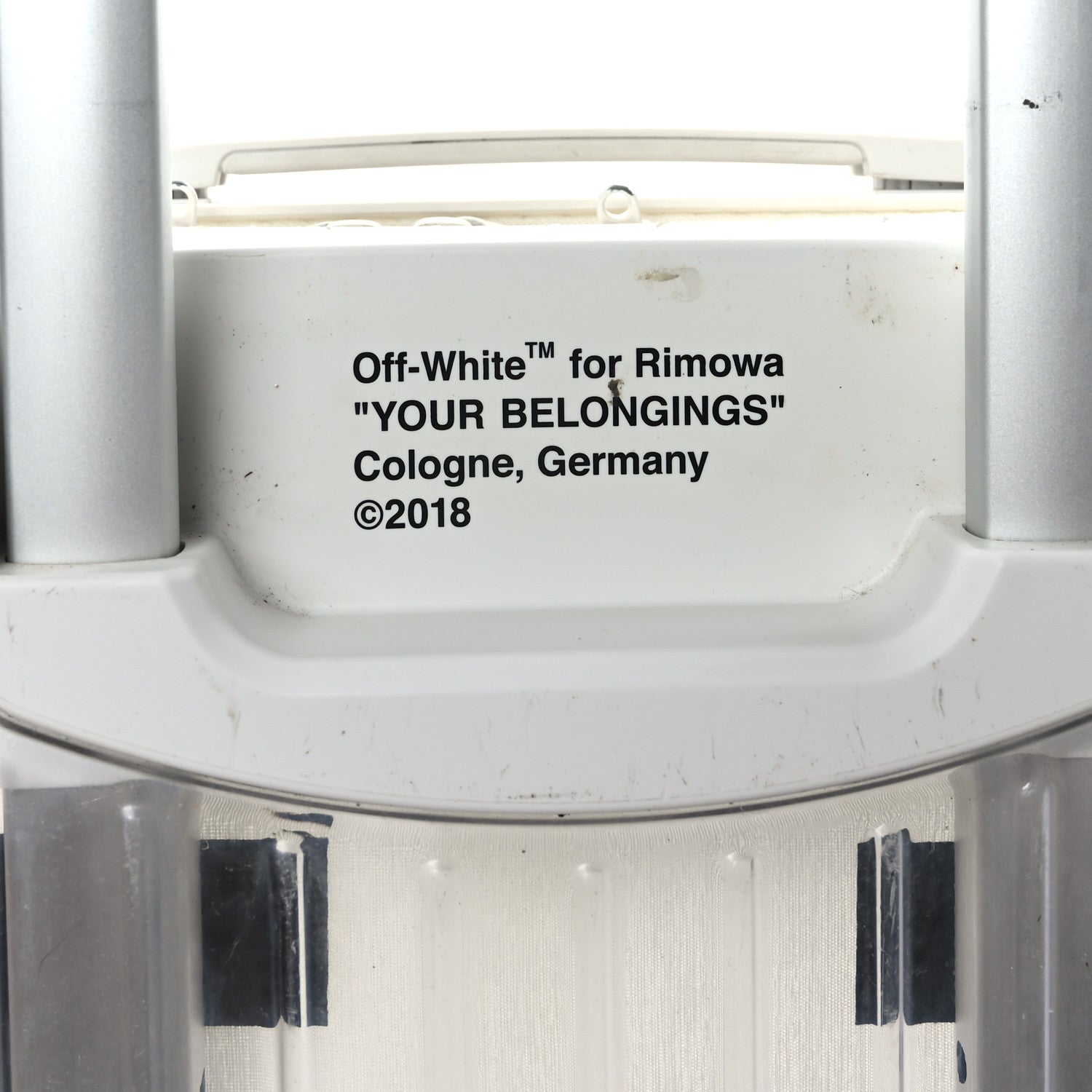 Off-White X RIMOWA Polycarbonate Luggage Transparent 5 of 13