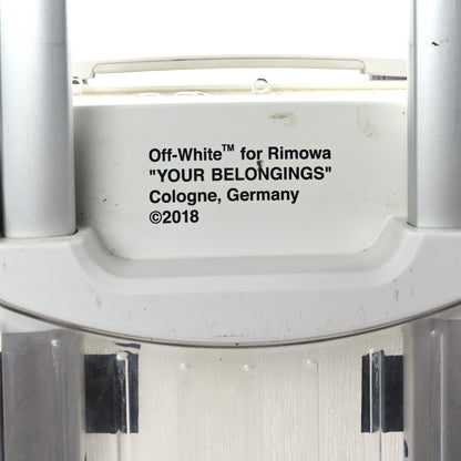 Off-White X RIMOWA Polycarbonate Luggage Transparent 5 of 13