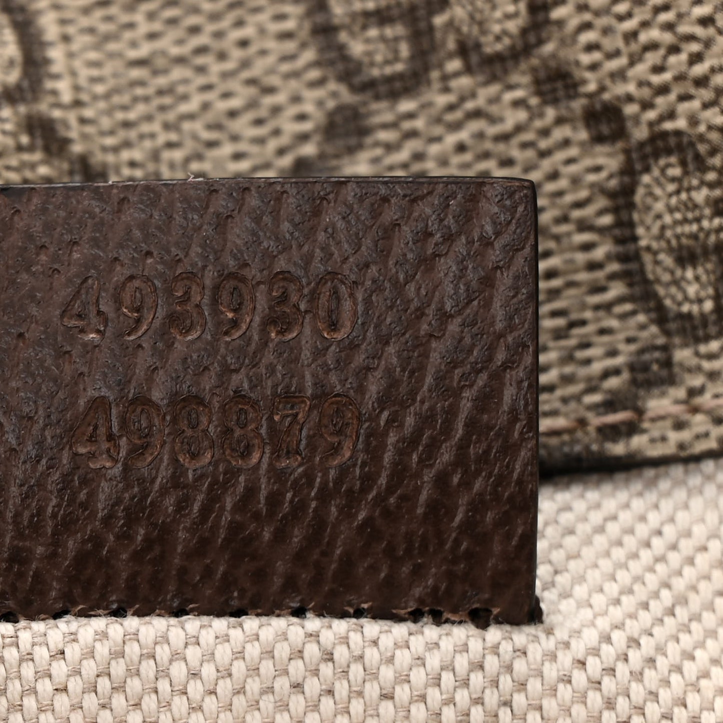 GG Supreme Monogram Neo Vintage Web Belt Bag Brown