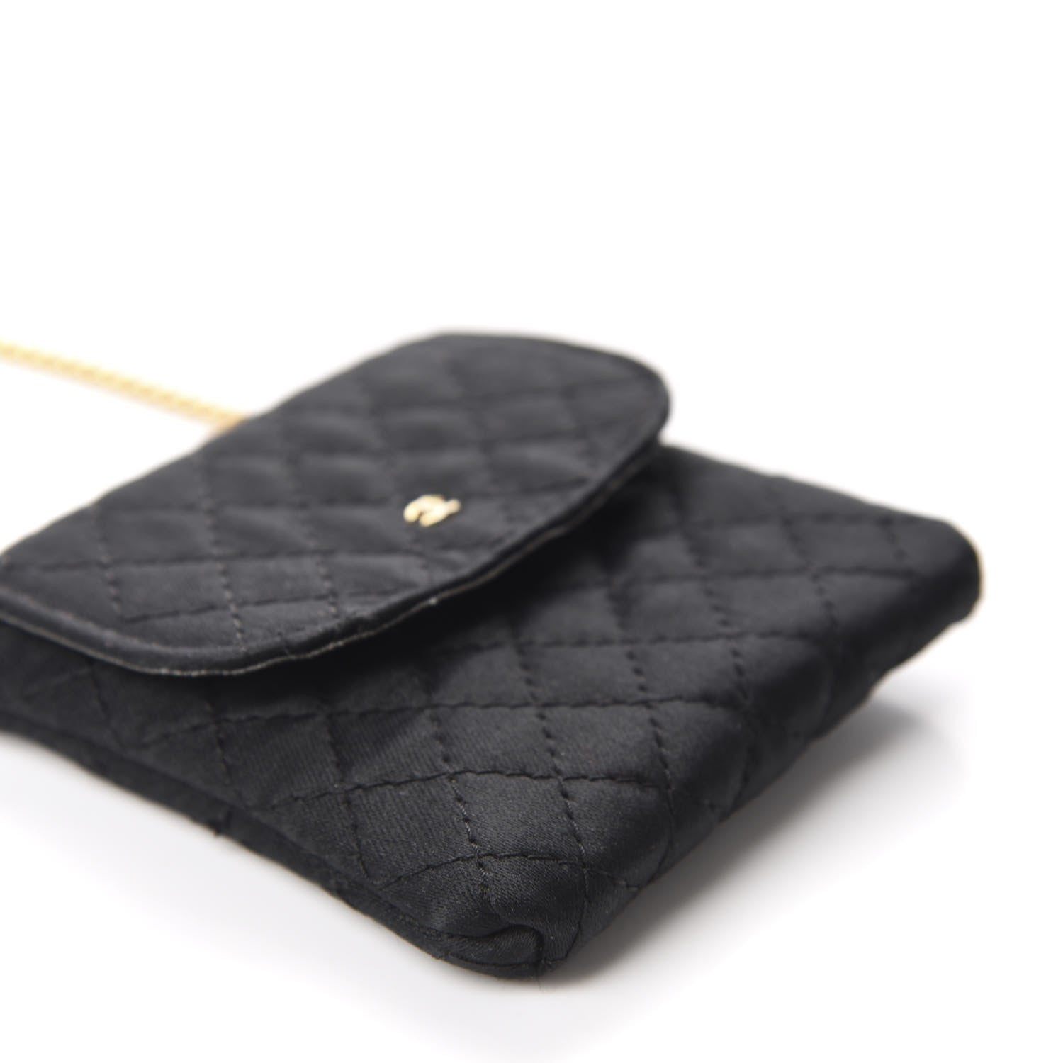 Chanel Grosgrain Quilted Micro Flap Bag Black 6 of 10