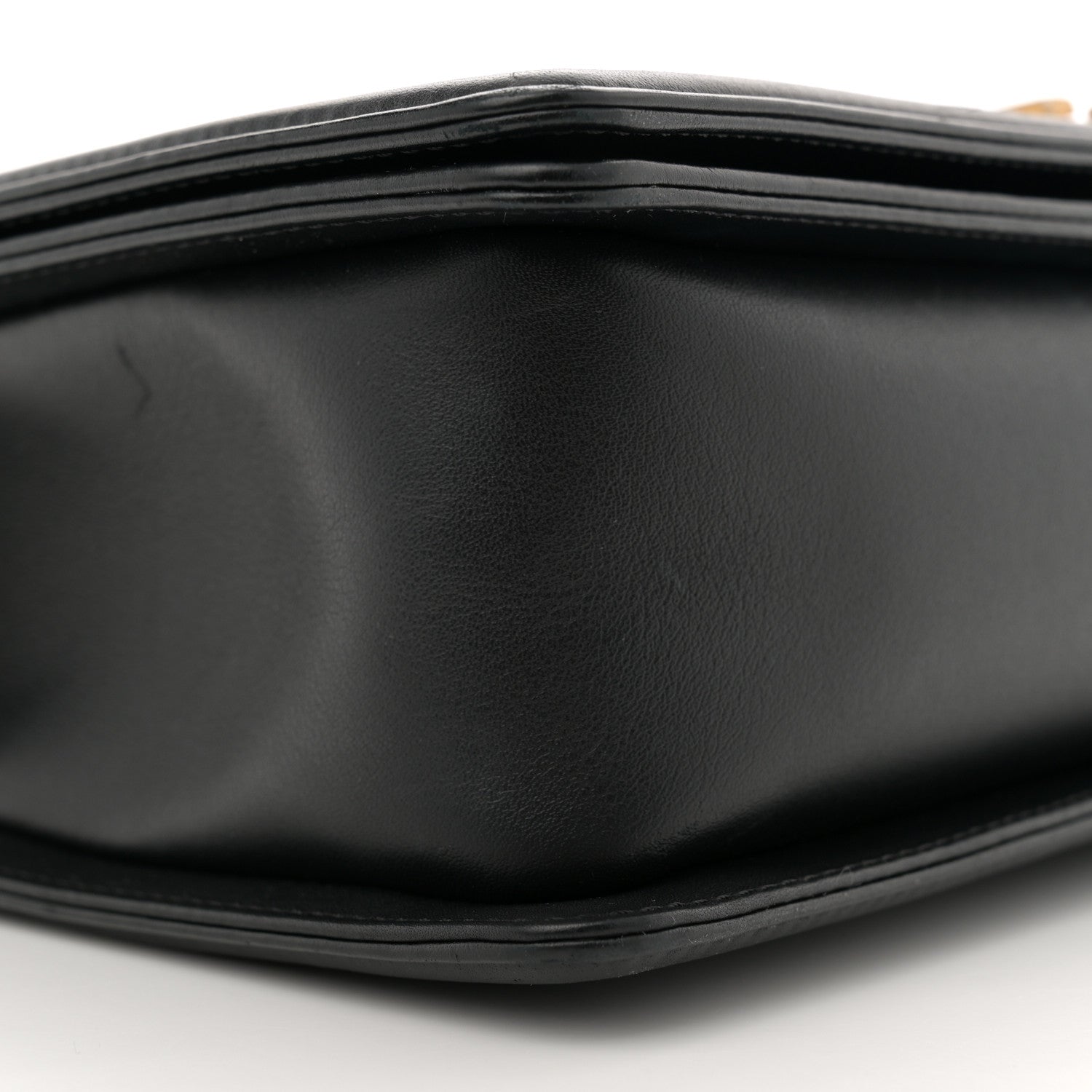 Chanel Calfskin Chevron Quilted New Medium Boy Flap Black 8 of 10