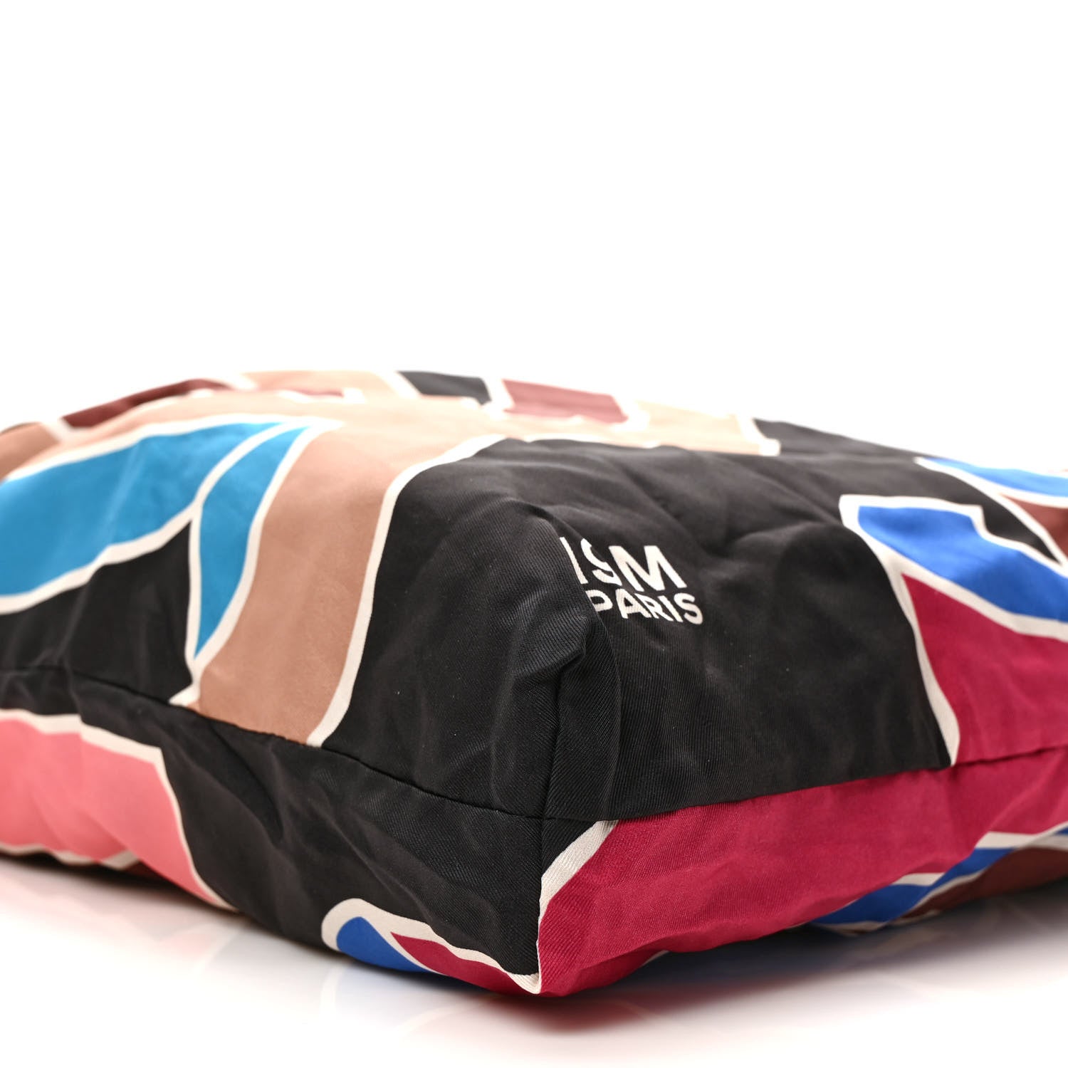 Chanel Caviar Fabric Quilted Foldable Tote With Chain Black Multicolor 11 of 14