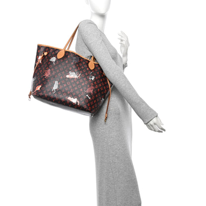 Louis Vuitton Catogram Neverfull MM Marron 2 of 17