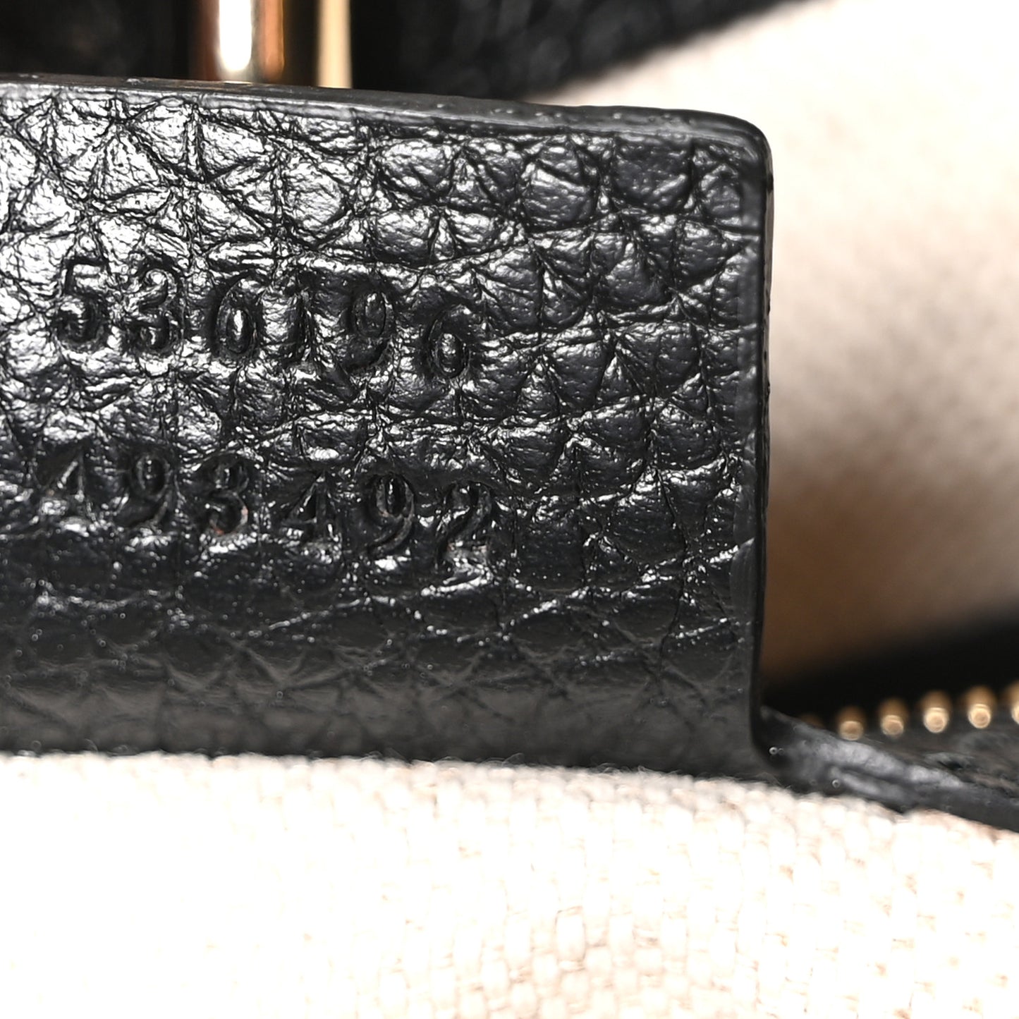 Pebbled Calfskin Medium Soho Chain Shoulder Bag Black