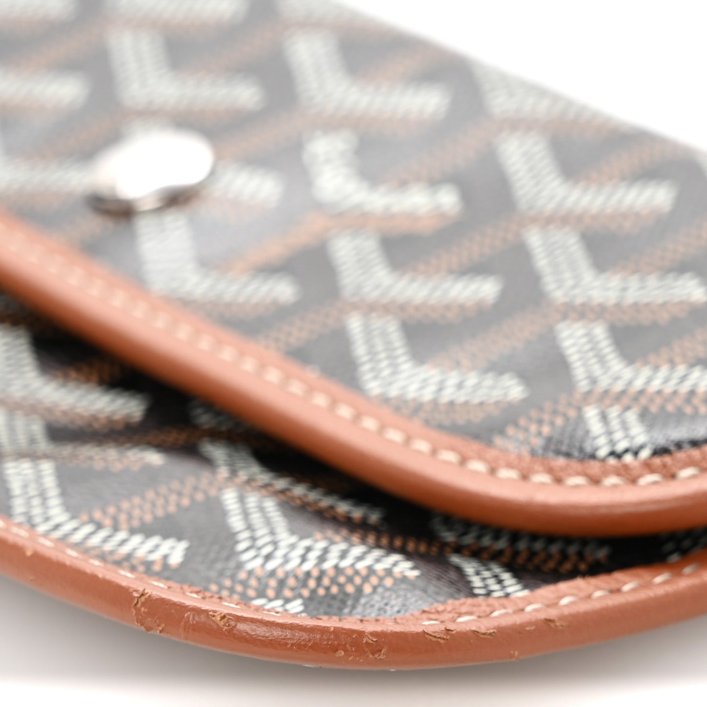 Goyardine Pouch Black Gold