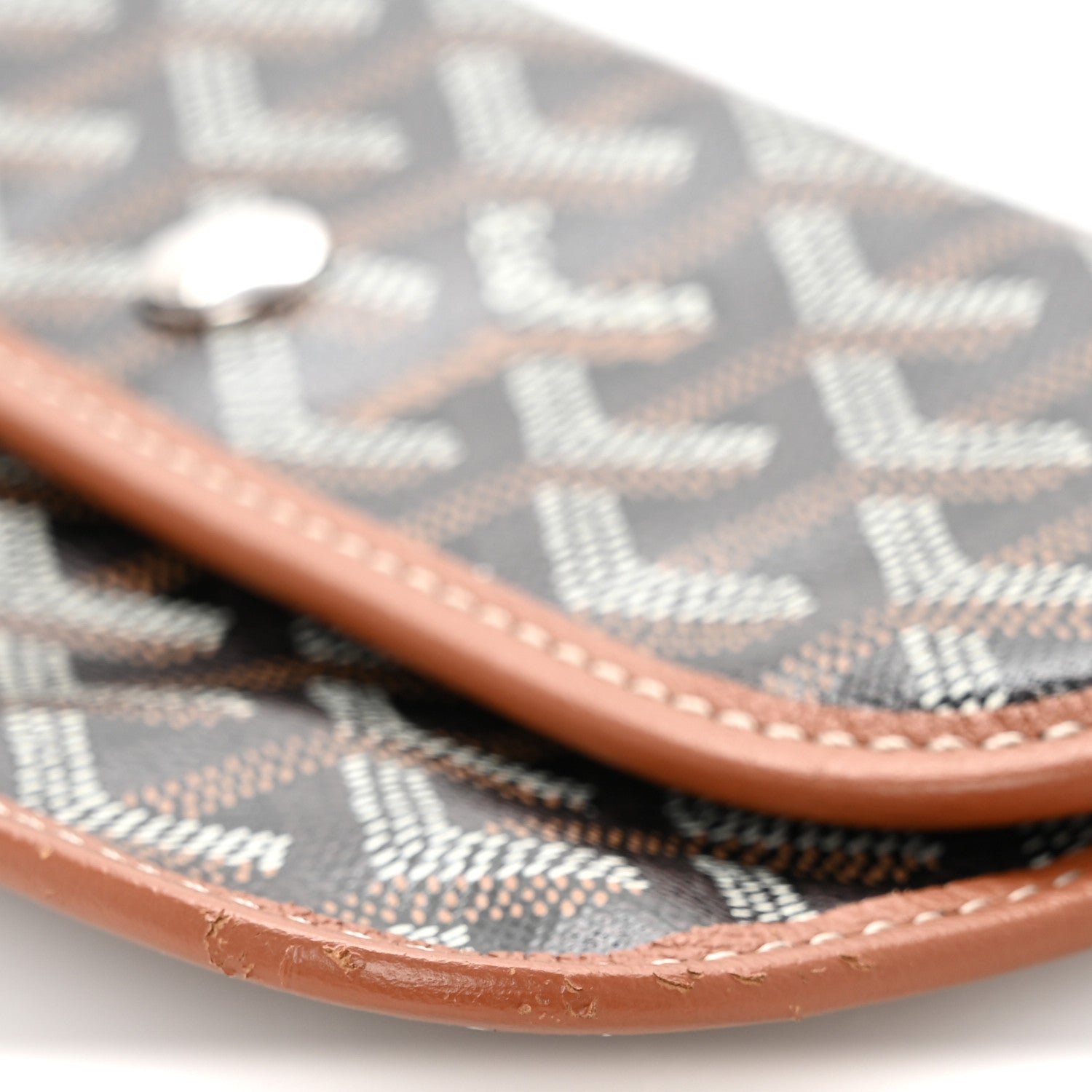 Goyard Goyardine Pouch Black Gold 8 of 9