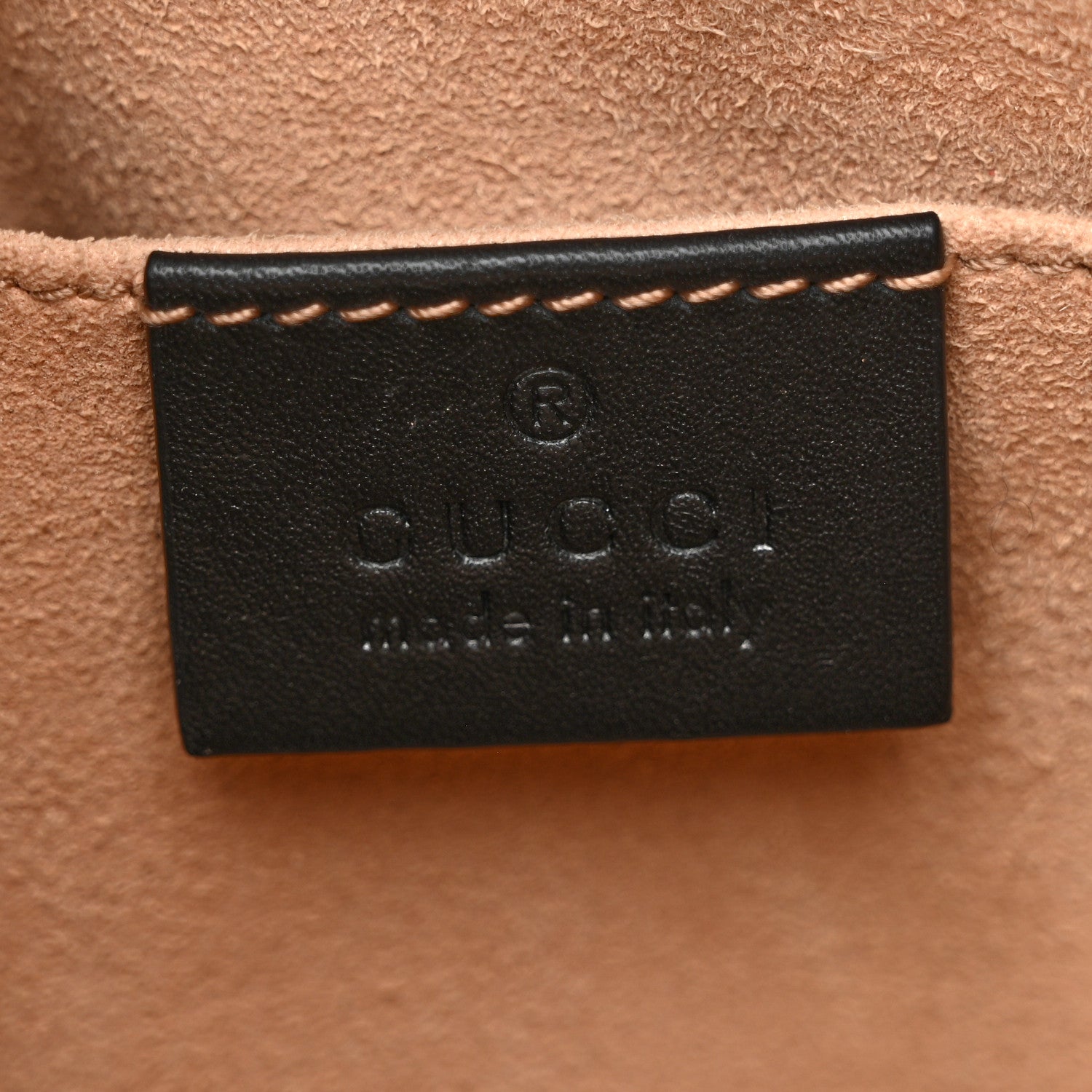 Gucci Calfskin Matelasse Sylvie Web GG Marmont Bucket Bag Black 6 of 15