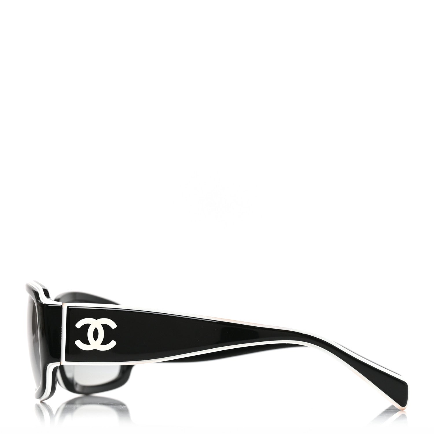 Chanel CC Sunglasses 5144 Black White 3 of 7