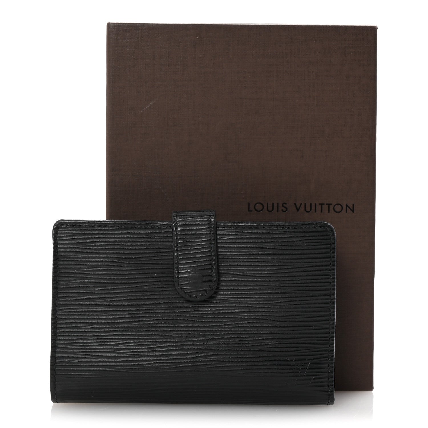 Louis Vuitton Epi French Purse Wallet Black 7 of 7