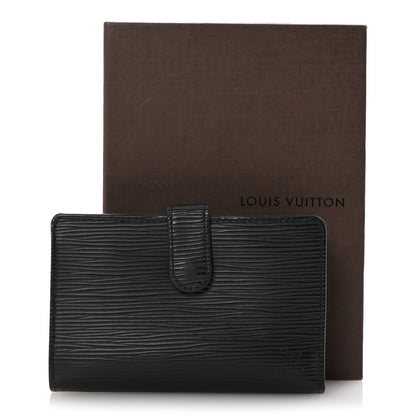 Louis Vuitton Epi French Purse Wallet Black 7 of 7
