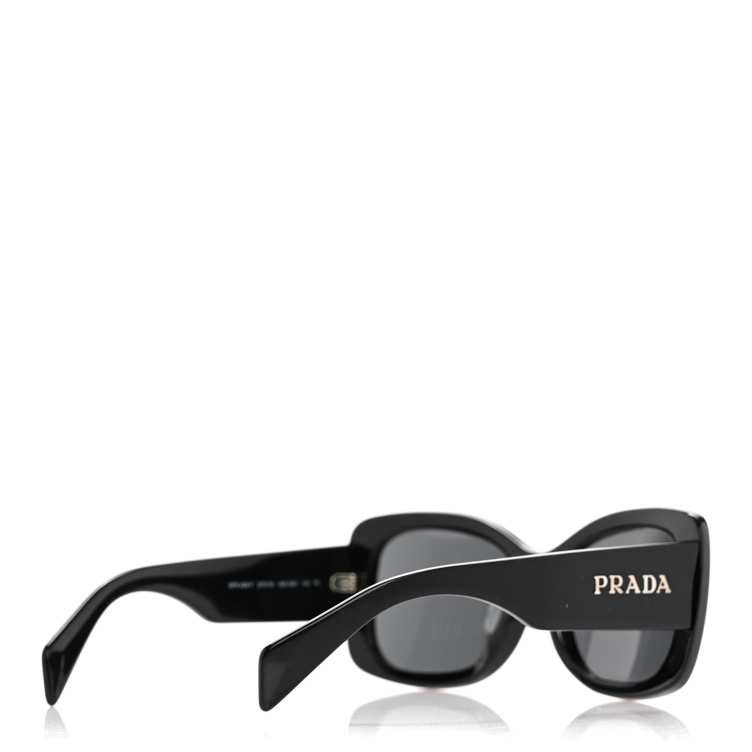 Prada Acetate Sunglasses SPR A08-F Black 1682773 – FASHIONPHILE