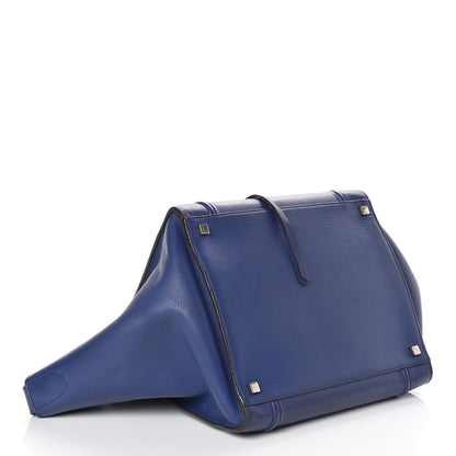 Celine Supple Calfskin Medium Phantom Luggage Indigo 4 of 10