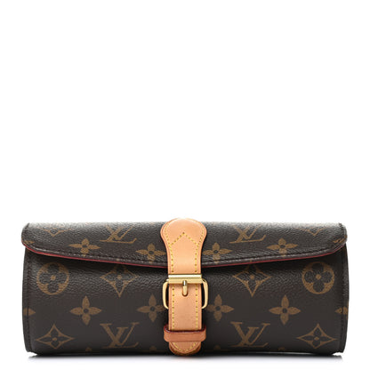 Louis Vuitton Monogram 3 Watch Travel Case 1 of 9