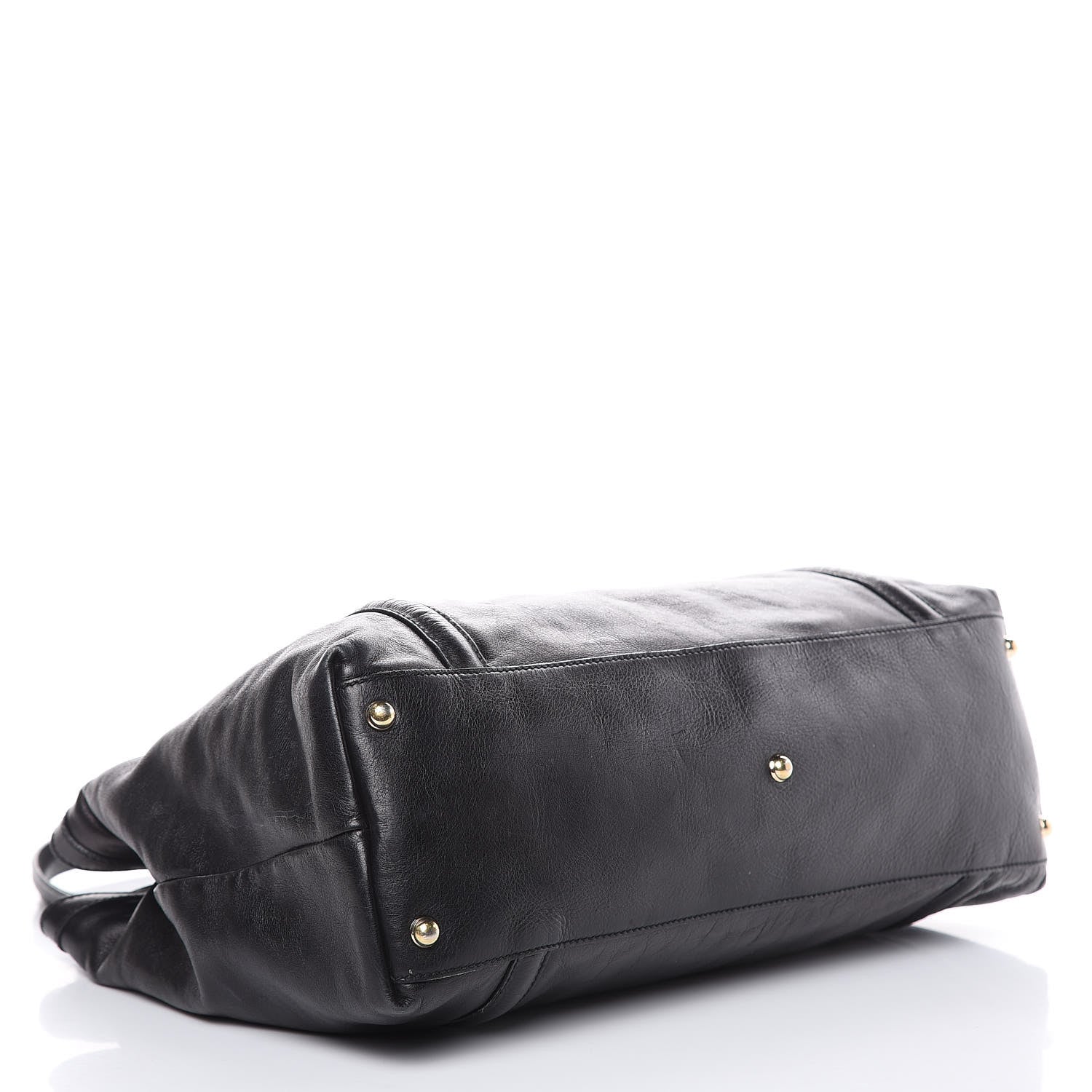 Gucci Calfskin Medium Britt Tote Black 4 of 12
