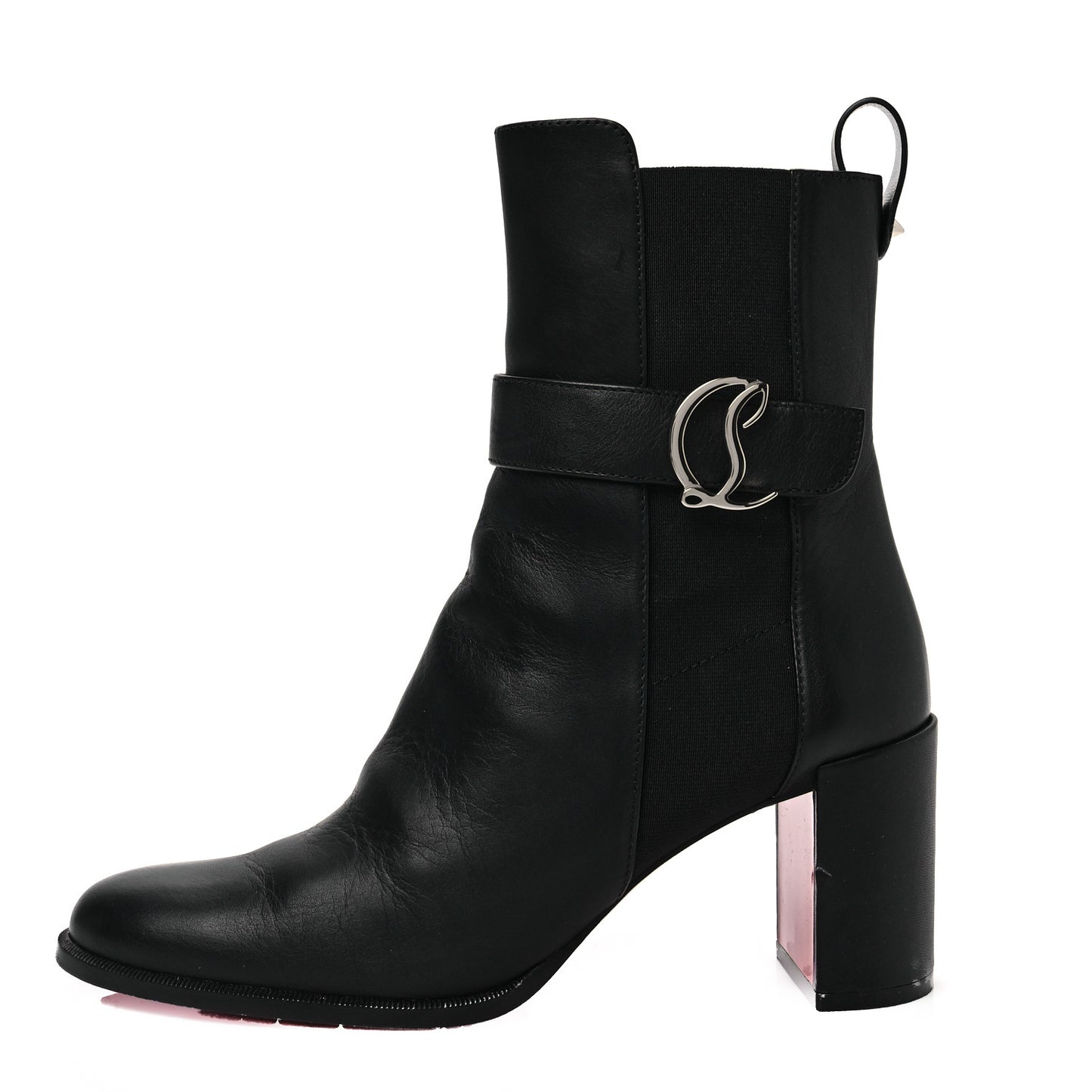 Calfskin 70 Chelsea Ankle Boots 38 Black