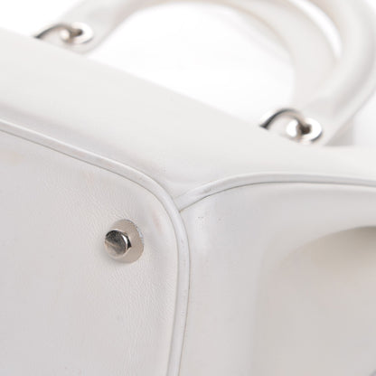 Christian Dior Calfskin Paradise Medium Diorissimo Tote White 18 of 18