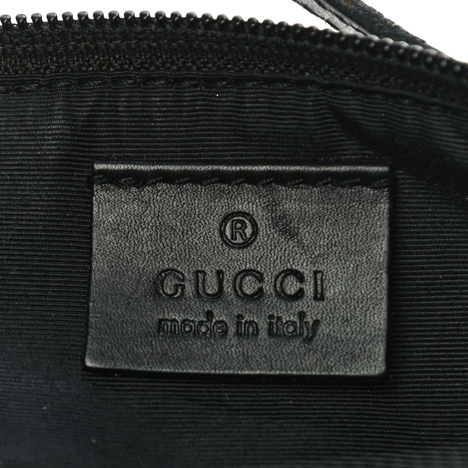 Gucci Denim Monogram Boat Pochette 6 of 11