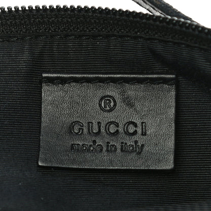 Gucci Denim Monogram Boat Pochette 6 of 11