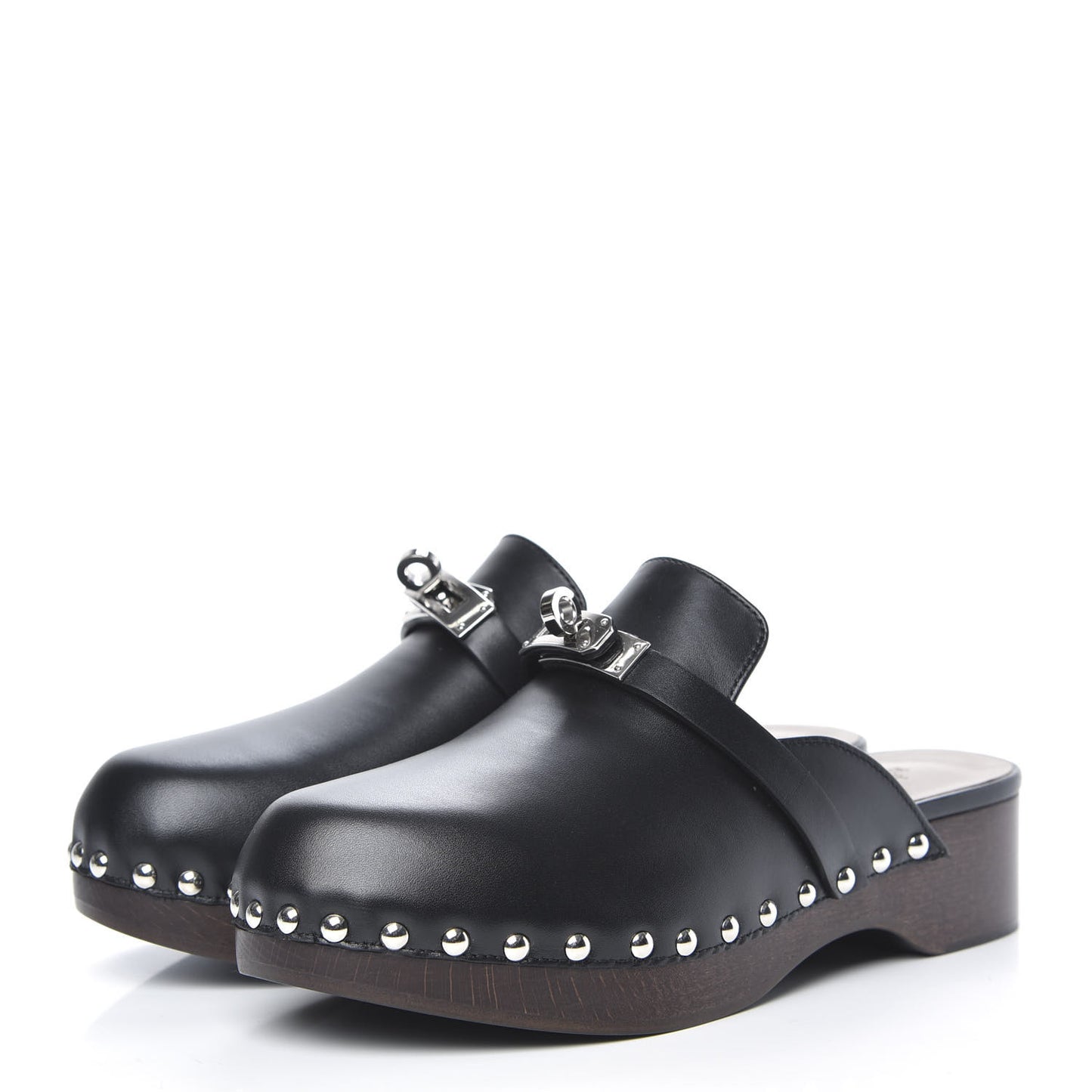 Calfskin Carlotta Mules 35 Black