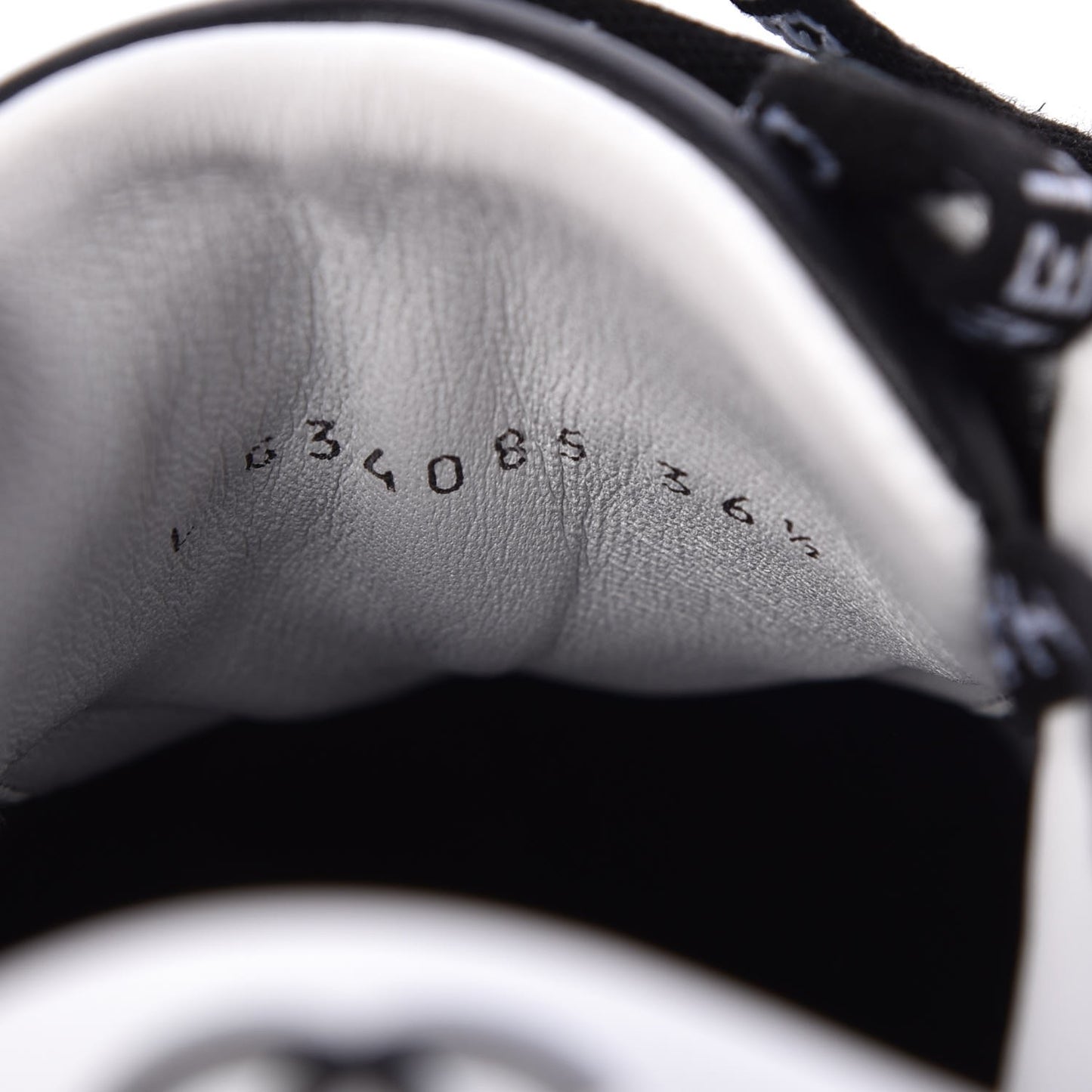 Calfskin CC Sneakers 36.5 Black