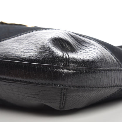 Gucci Monogram Web Hasler Hobo Black 10 of 13