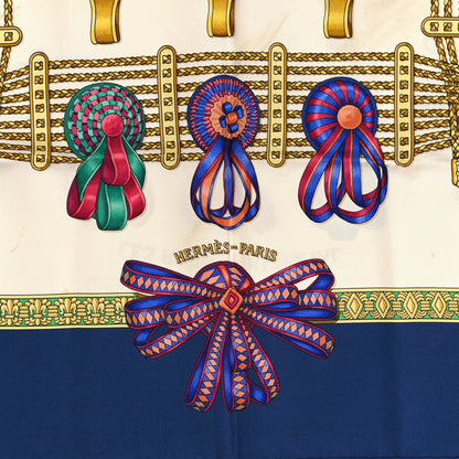 Hermes Silk Les Rubans Du Cheval Scarf 90 2 of 4