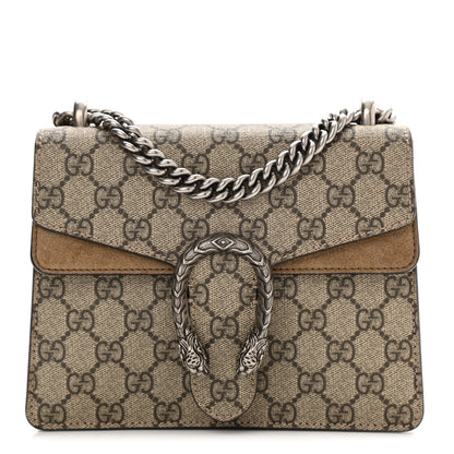 Gucci GG Supreme Monogram Mini Dionysus Shoulder Bag Taupe 1 of 8