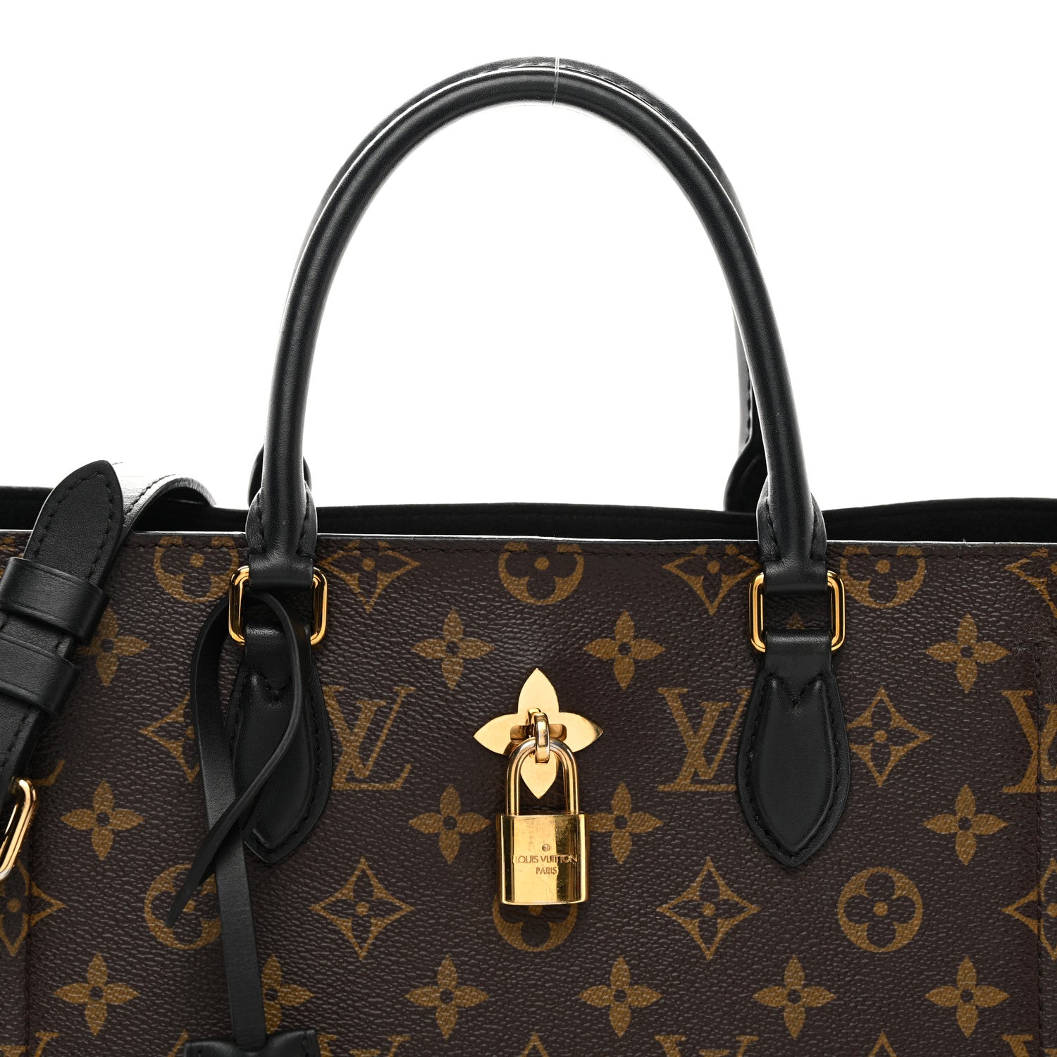 Louis Vuitton Monogram Flower Tote Black 7 of 11