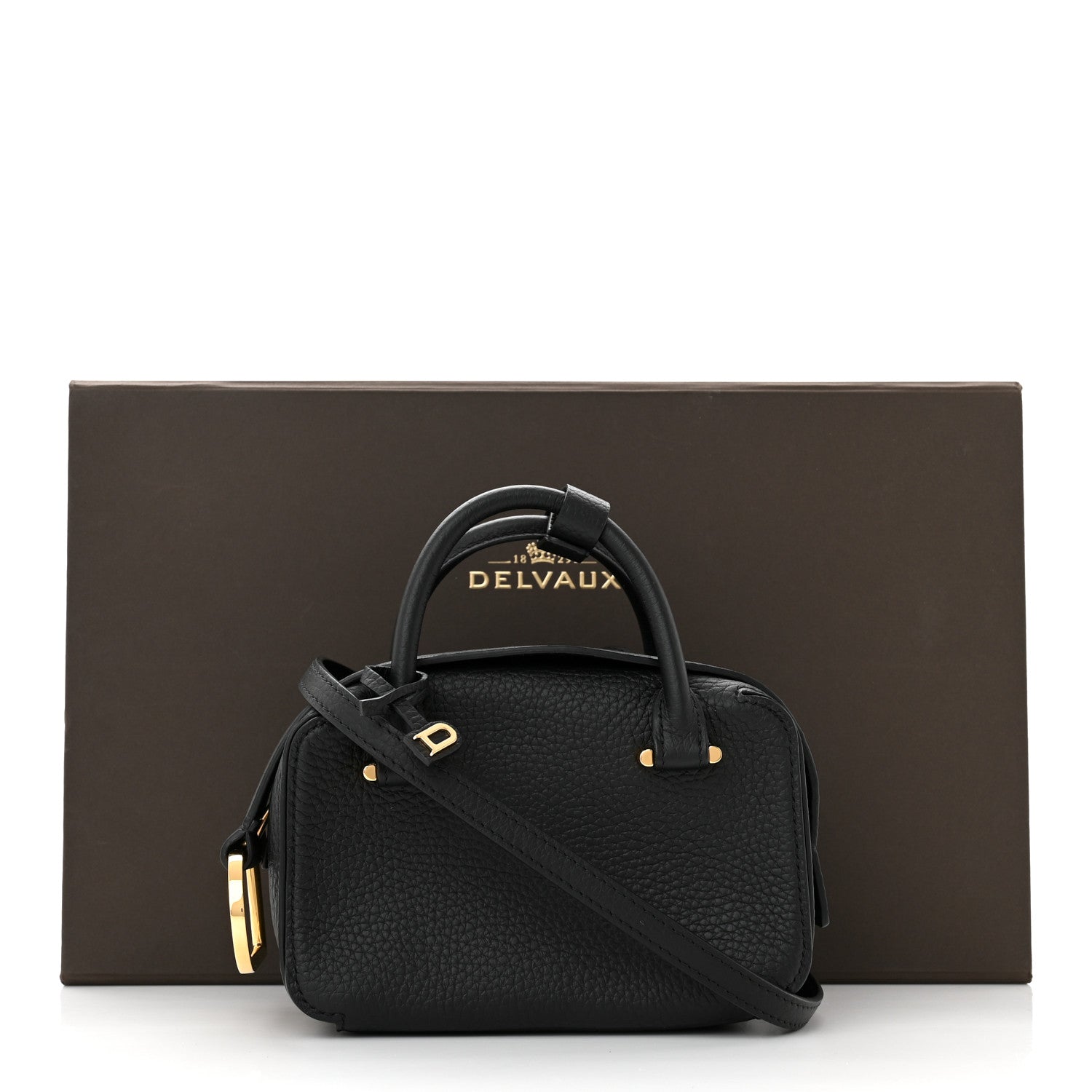 Delvaux Taurillon Soft Nano Cool Box Black 11 of 11