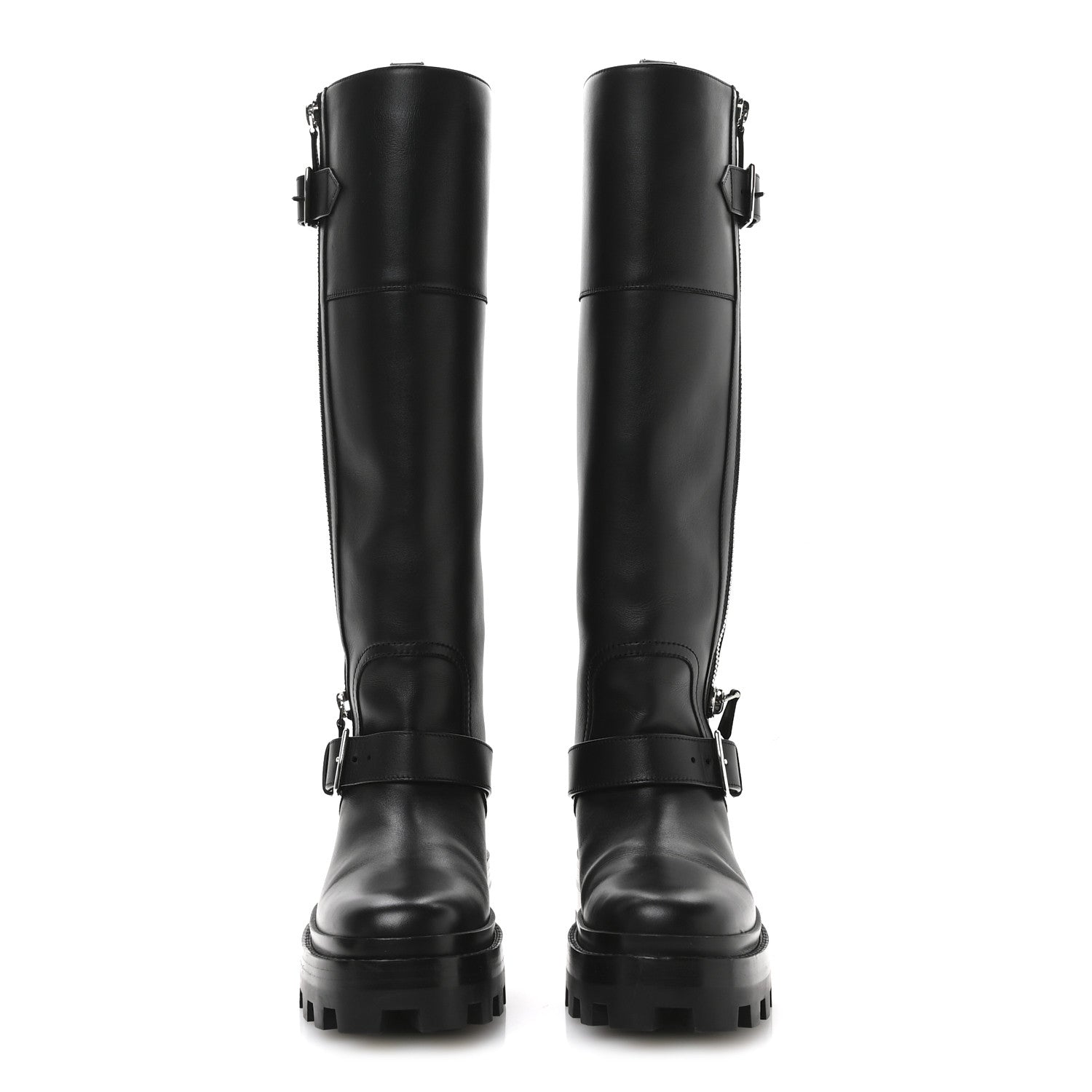 Hermes Calfskin Jaime Boots 35 Black 3 of 9