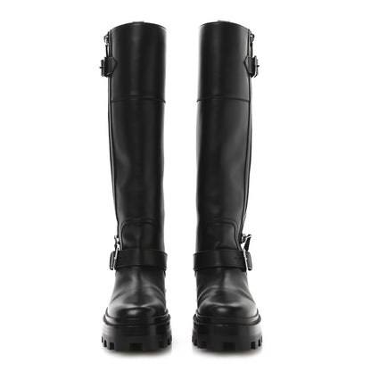Hermes Calfskin Jaime Boots 35 Black 3 of 9