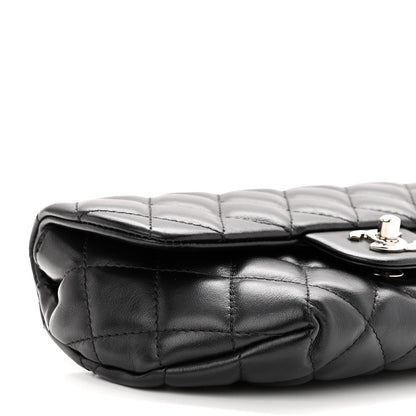 Chanel Calfskin Quilted CC Uniform Flap Belt Bag Black 8 of 9