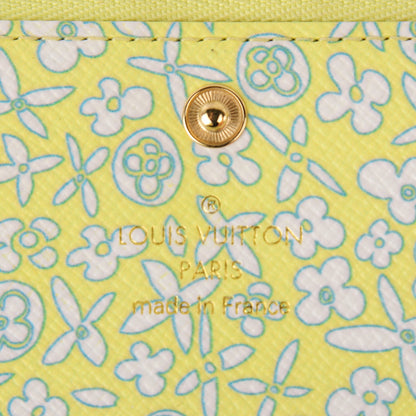 Louis Vuitton Monogram Fleuri Insolite Wallet PM Yellow 6 of 7