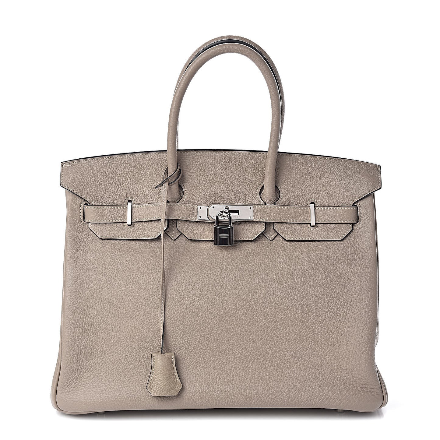 Taurillon Clemence Birkin 35 Gris Tourterelle