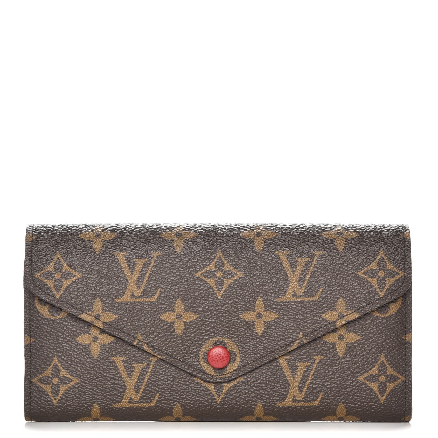Louis Vuitton Monogram Josephine Wallet Red 1 of 8