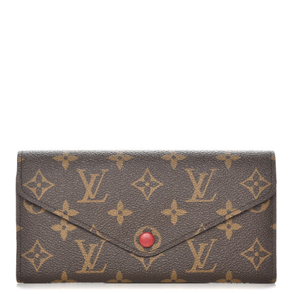 Louis Vuitton Monogram Josephine Wallet Red 1 of 8