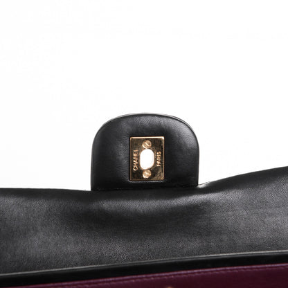 Chanel Lambskin Quilted Medium Double Flap Black 6 of 8