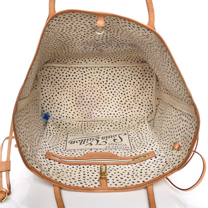 Louis Vuitton Monogram Kusama Waves Neverfull MM White 5 of 14