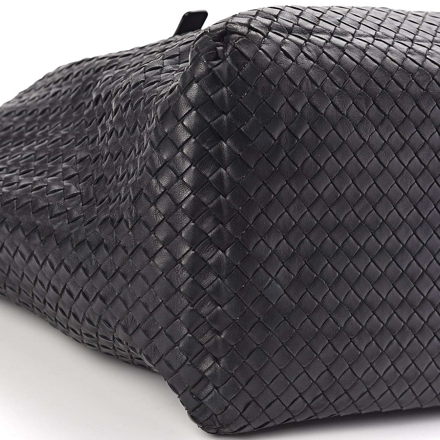 Nappa Intrecciato Large Seamless Tote Black
