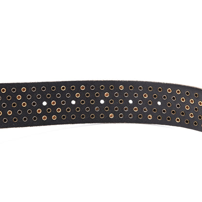 Gucci Calfskin Studded Feline Belt 120 40 Black 5 of 6