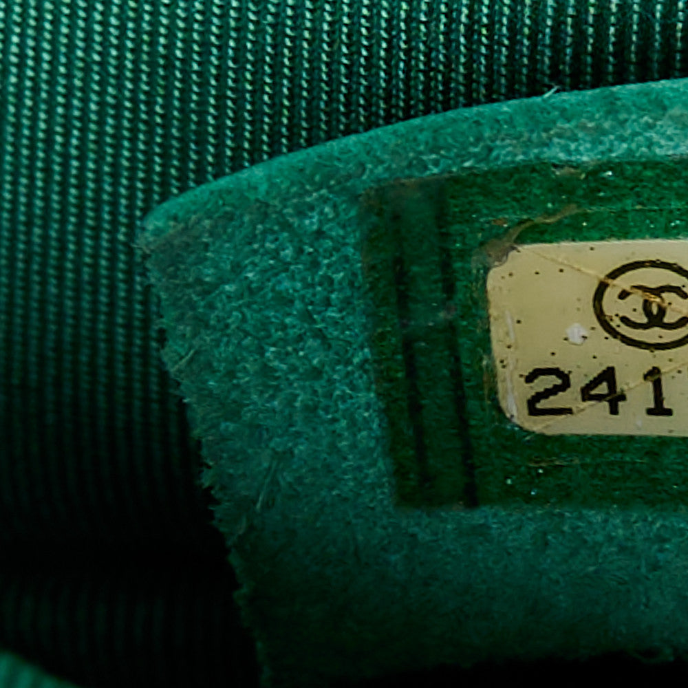 Lambskin Quilted Mini CC Box Camera Bag Green