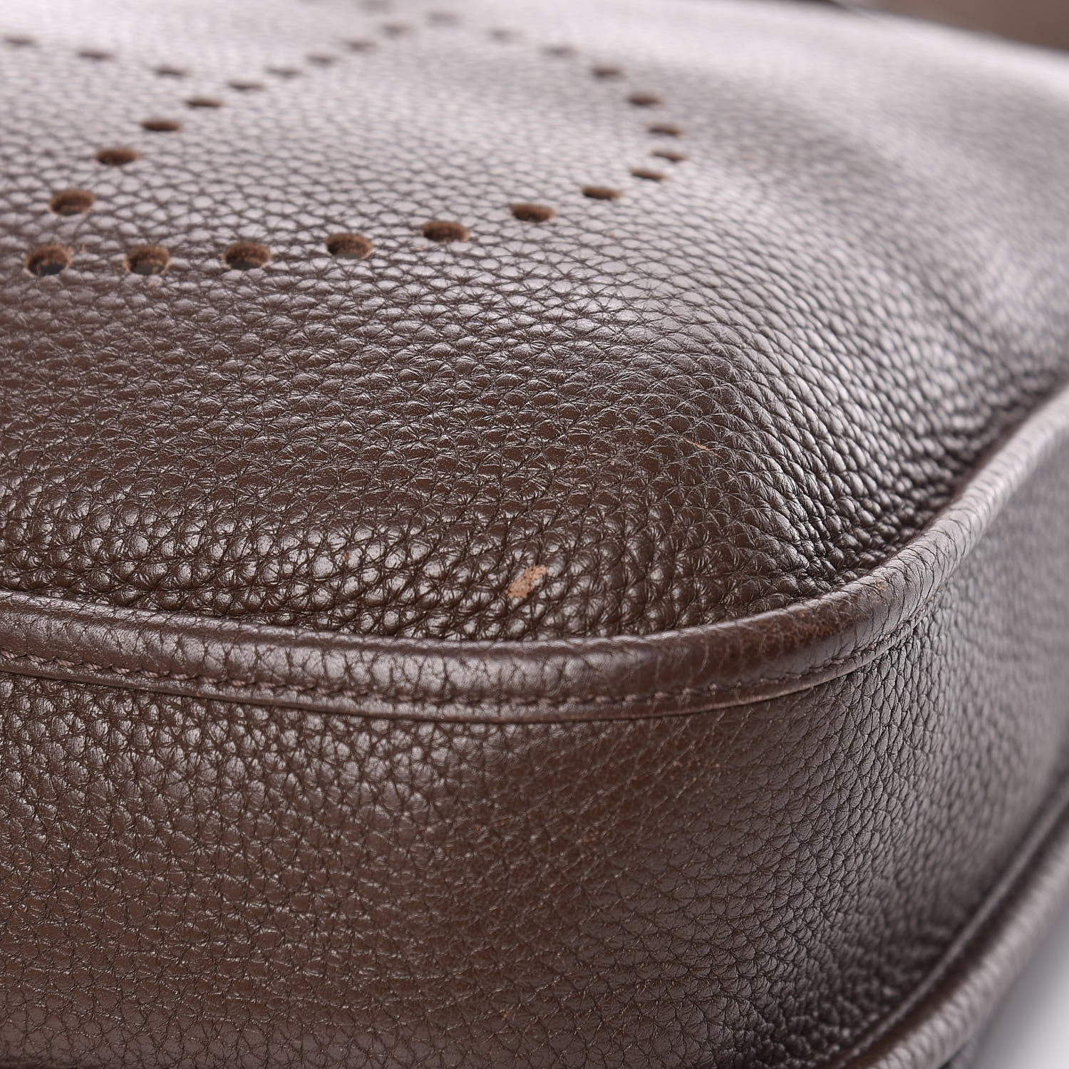 Hermes Taurillon Clemence Evelyne III PM Chocolate 15 of 16