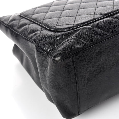 Chanel Caviar Quilted Grand Shopping Tote GST Black 16 of 24